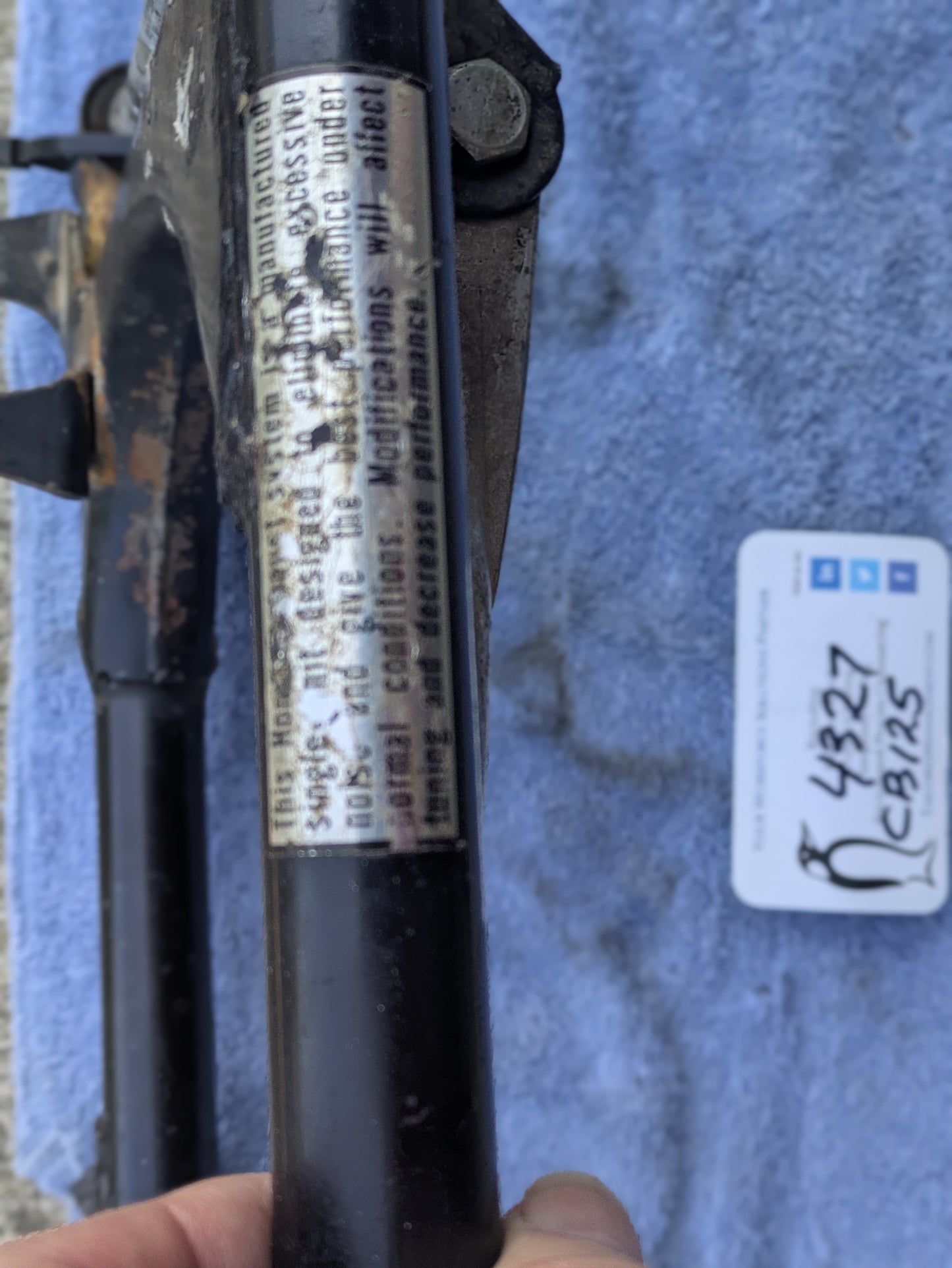 Honda CB125 1973-1975 Swing Arm Model code 324 sku 4327