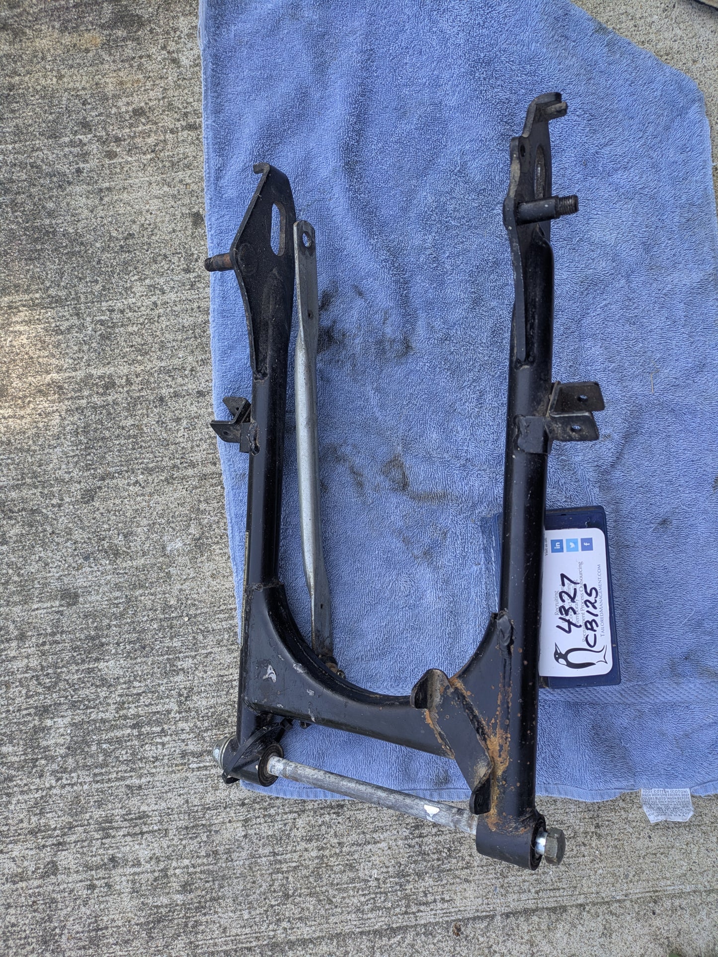 Honda CB125 1973-1975 Swing Arm Model code 324 sku 4327