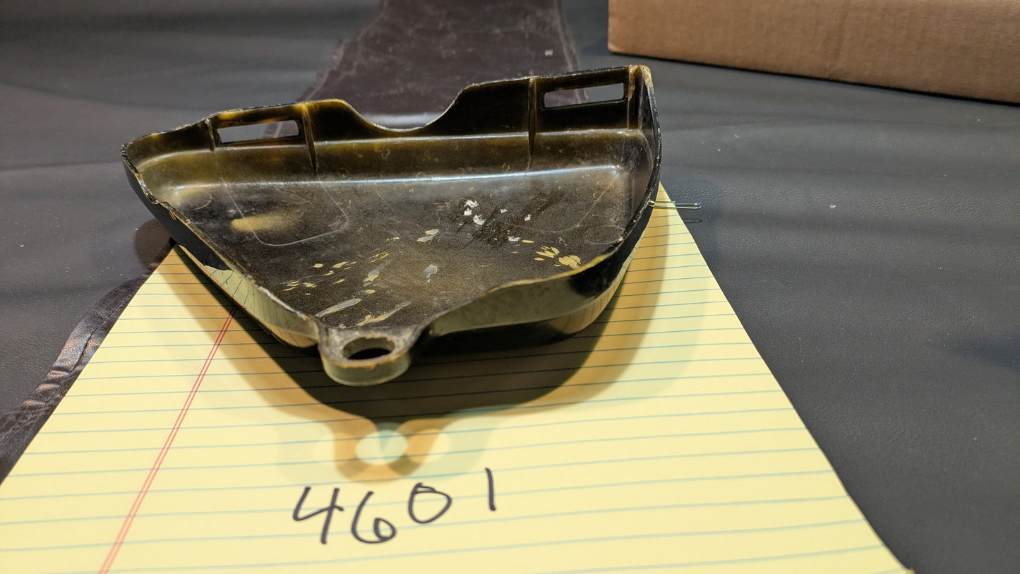 Honda CB400 Four CB400F OEM black left sidecover 83700-377-000ZP  sku 4601