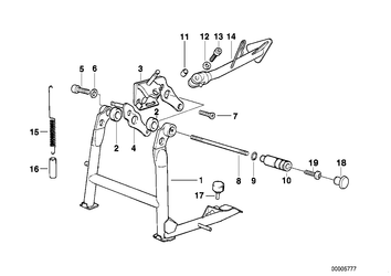 BMW R1100RT Center Stand part 46532331170 sku 7876 ...