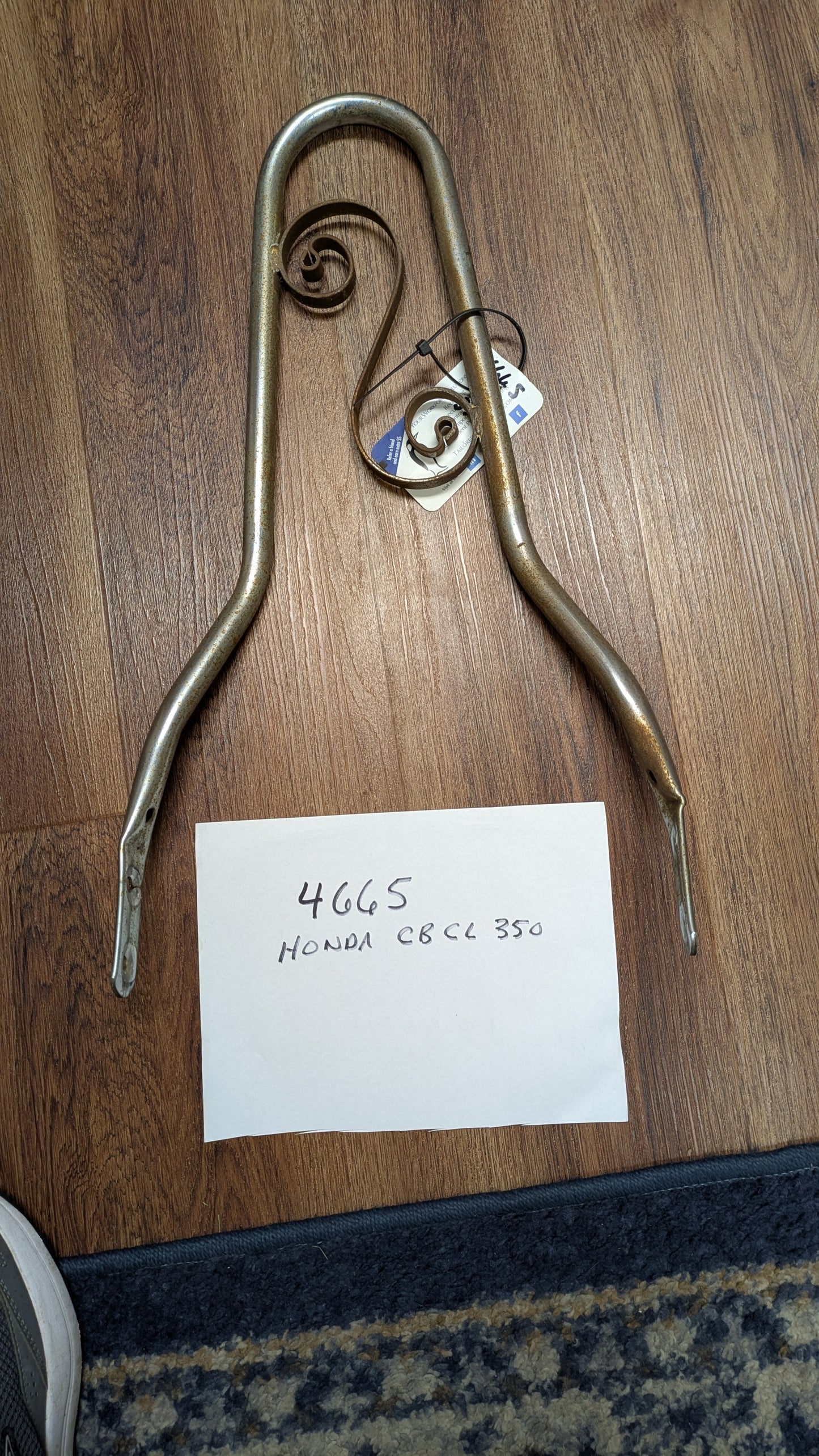 Honda CB350 CL350 Sissy Bar my sku 4665