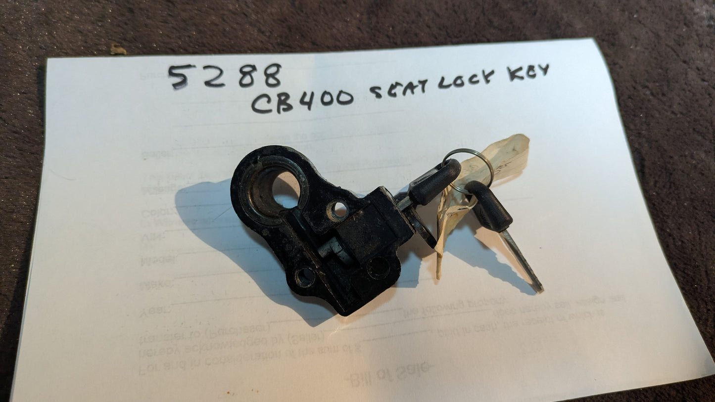 Honda CB400F seat lock 5288