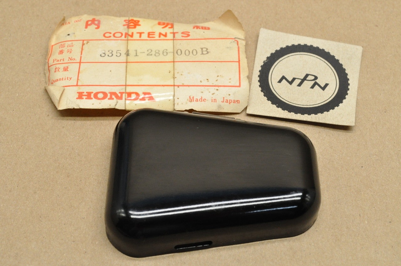 NOS Honda CB175 CB200 CB350 CB360 CL175 CL200 CL350 CL360 MR175 SL350 Tool Box Cap Cover 83541-286-000 Bsku 5616