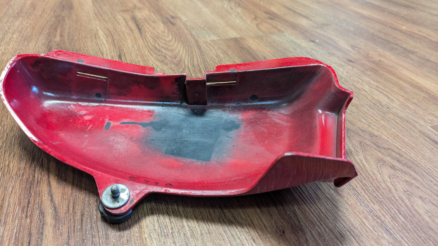 Suzuki TS100 sidecover Left Red sku 5738