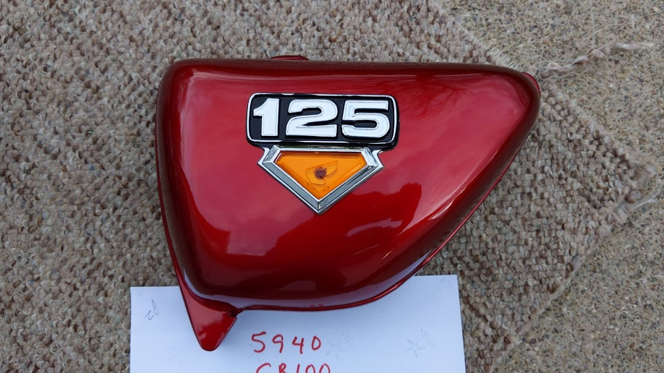 Honda CB125 left sidecover sku 5940