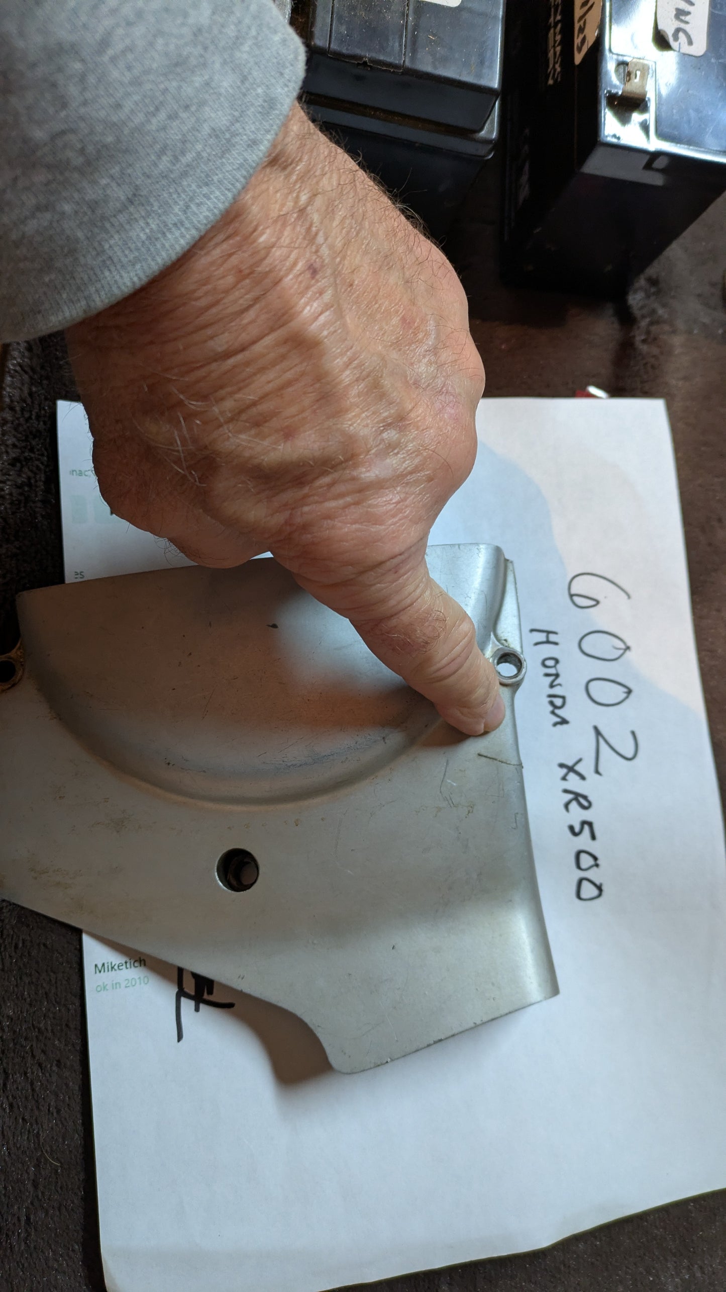 Honda XR 500 sprocket cover sku 6002