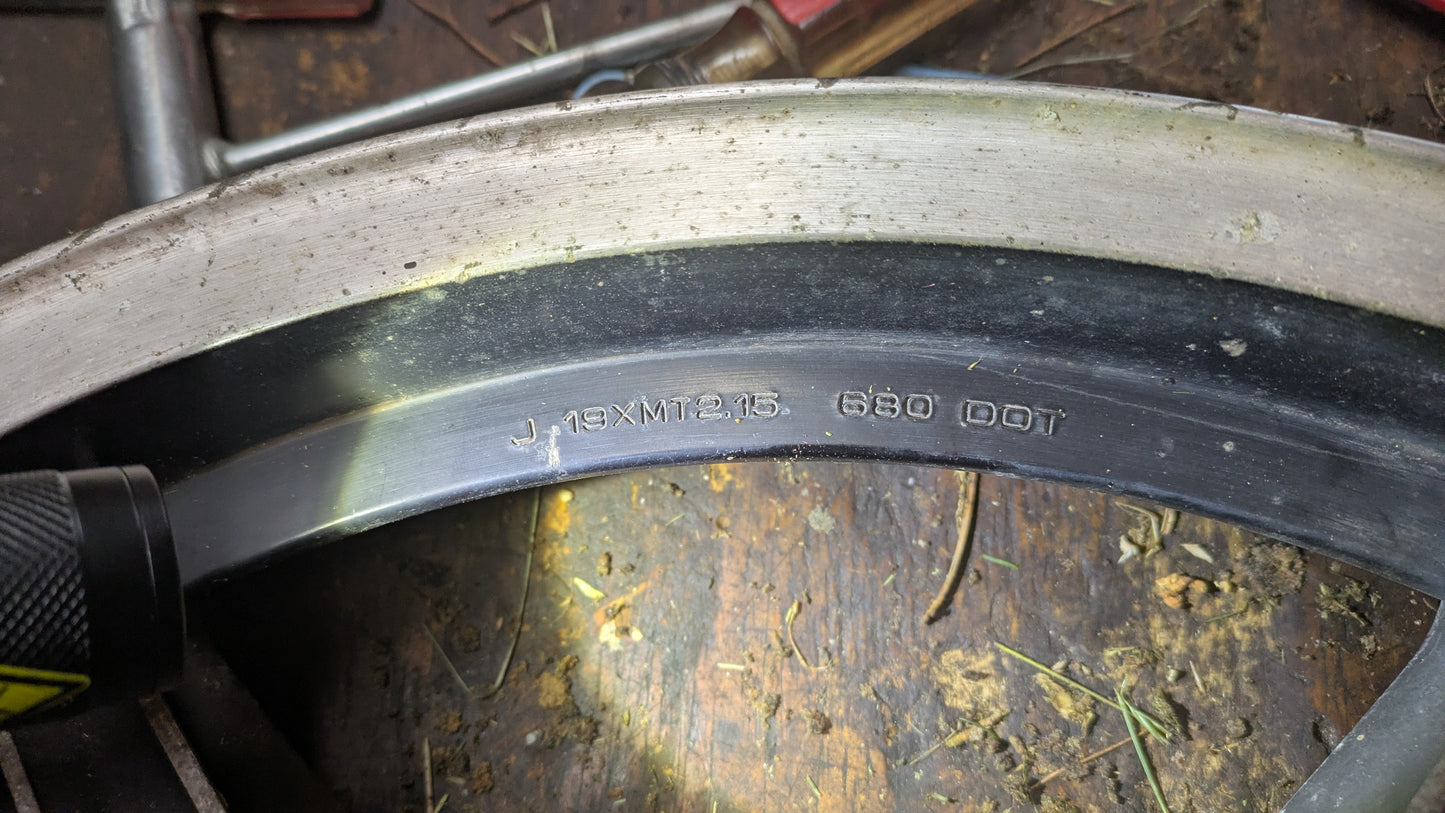 Honda GL1100  front wheel  Honda part 446-463-671 my sku 6597