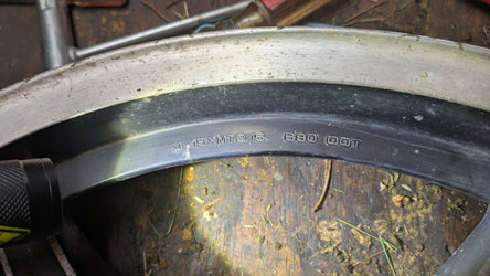 Honda GL1100  front wheel  Honda part 446-463-671 my sku 6597