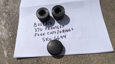 Bultaco Frontera Fork Cap Pair  skou 6644