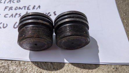 Bultaco Frontera Fork Cap Pair  skou 6644