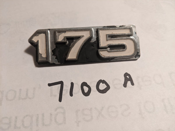 Honda CL175 1972 Sidecover Badge 7100A