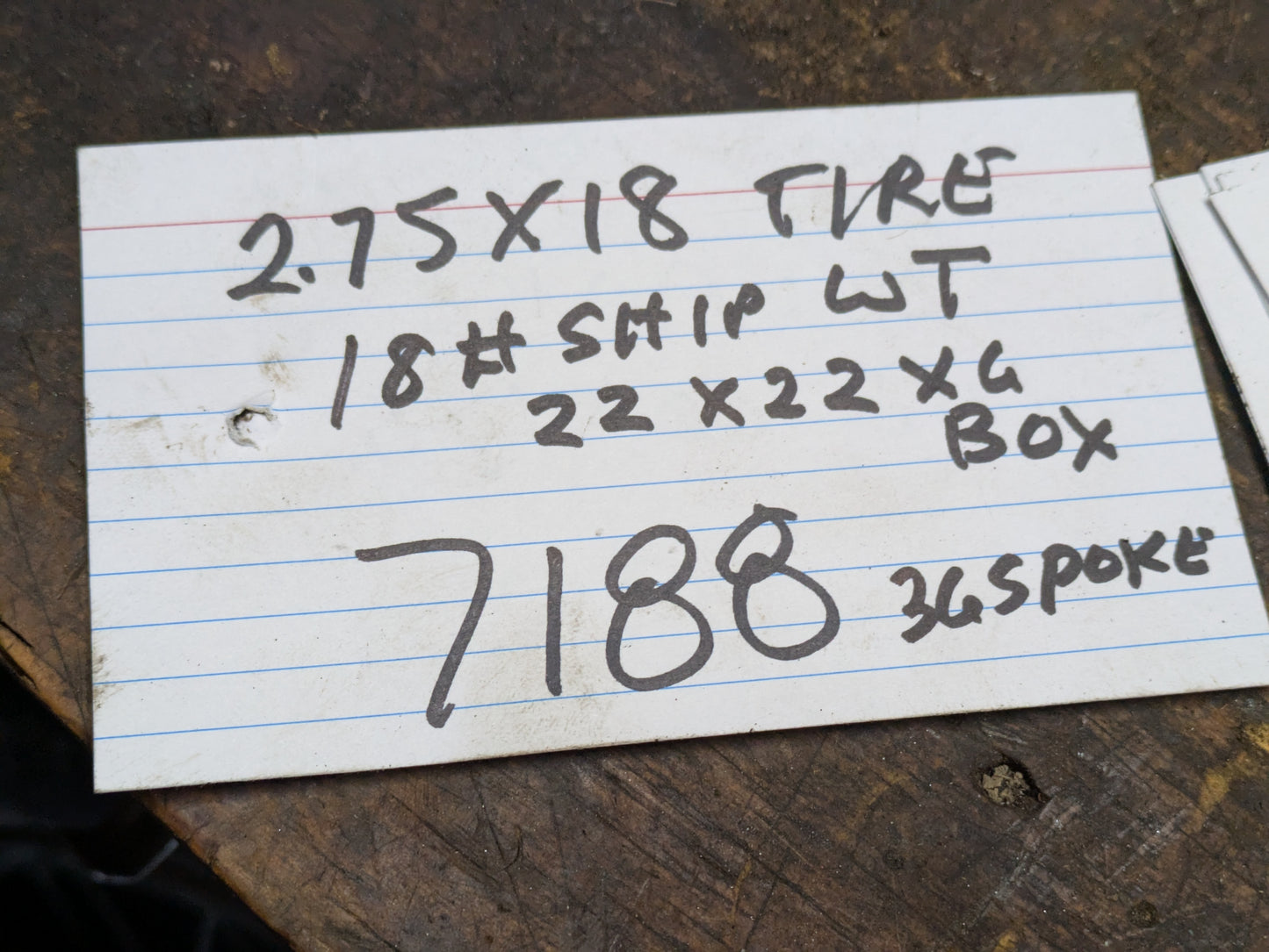 Honda front  DID 160A X 18W front wheel and  axle  my sku 7188
