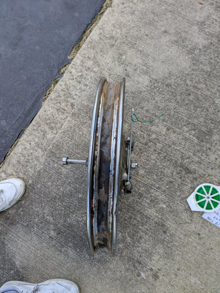 Honda front  DID 160A X 18W front wheel and  axle  my sku 7188