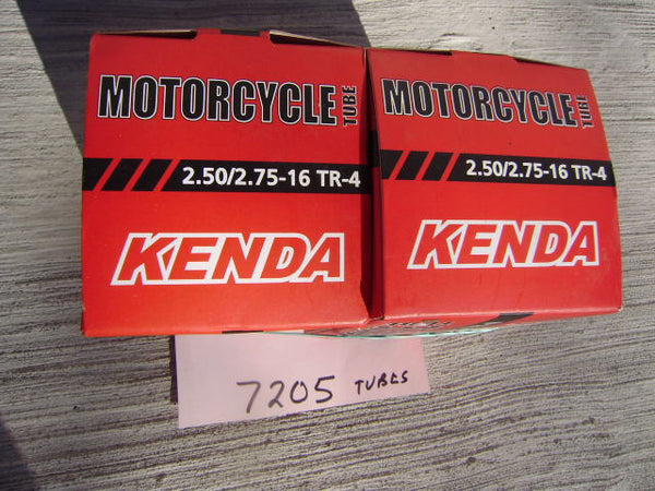 Kenda Standard Tire Inner Tube Pair  2.50/2.75-16 TR-4  sku 7205
