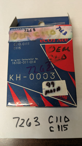 Honda C110 C111 C115 part 16100-011-04 Keyster KH-003  reuild kit carburetor parts sku 7263
