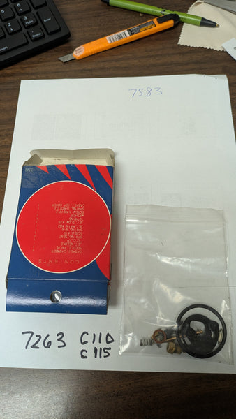 Honda C110 C111 C115 part 16100-011-04 Keyster KH-003  reuild kit carburetor parts sku 7263