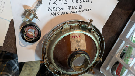 Honda CB500T OEM Non Working Headlight and Ring sku 7295