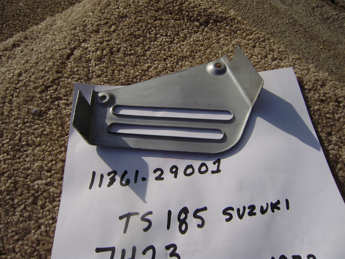 Suzuki TS185 1971 part 11361-29001 Sprocket Cover sku 7423