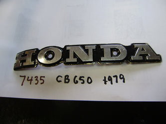 Honda CB650 Gas Tank Badge sku 7435