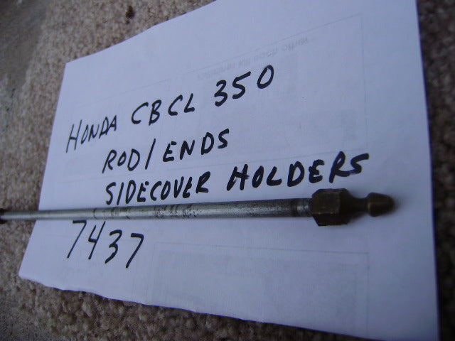 Honda OEM CB350 CL350  Sidecover Air Box Mounting Rod with pin ends my sku 7437