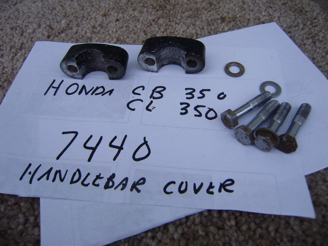 Honda Upper Handlebar Holder Pair with bolts Honda part 53131283000 my  sku 7440