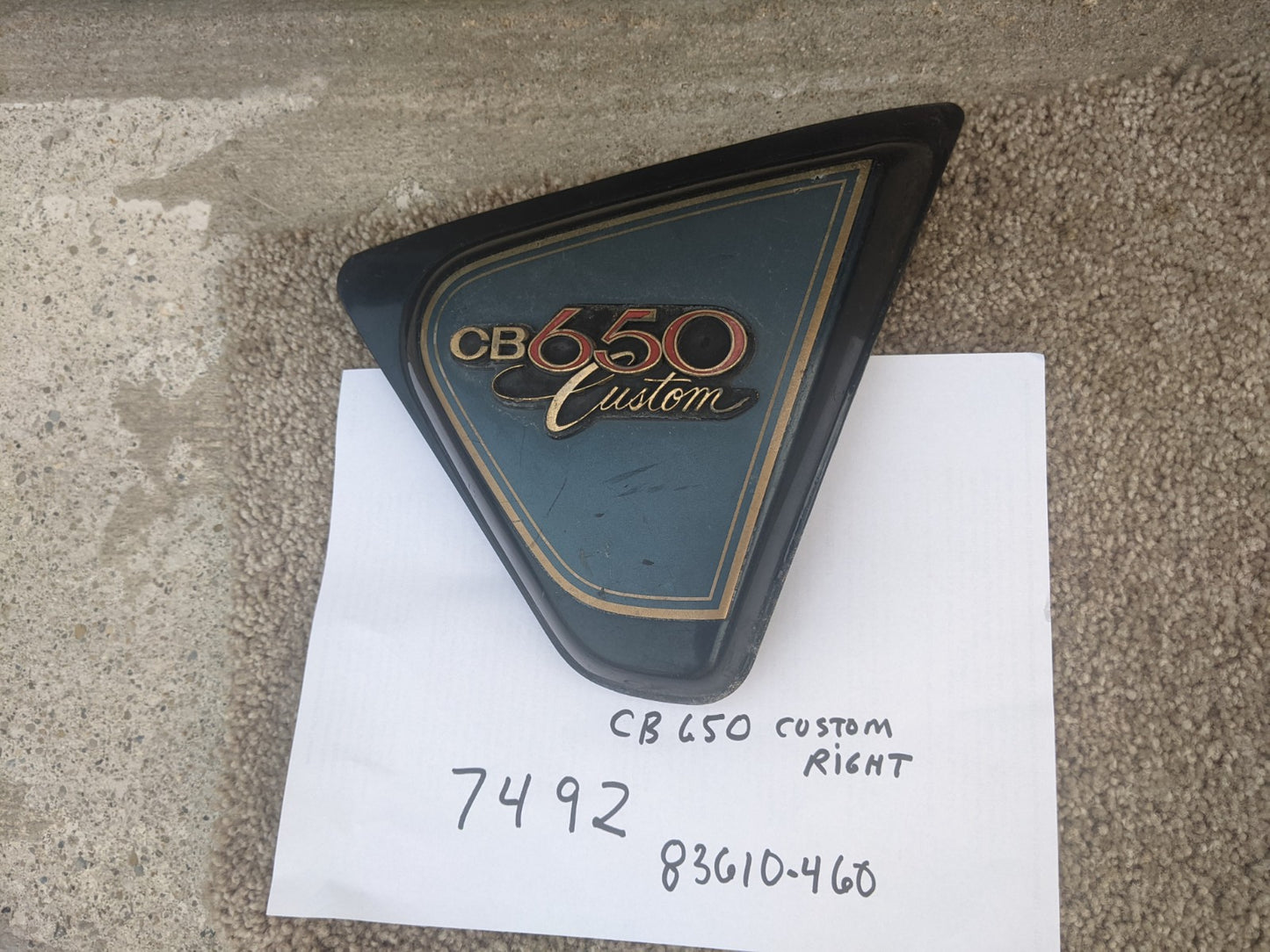 Teilekatalog / Parts List Honda CB 650 + CB 650 C Stand 1980 Teilekatalog / Parts List Honda CB 650 + CB 650 C Stand 1980