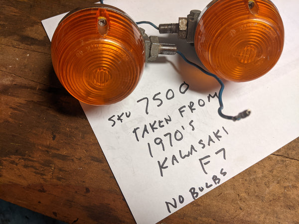 Sold Ebay Kawasaki F7 175 Rear Turn Signal Pair my sku 7500
