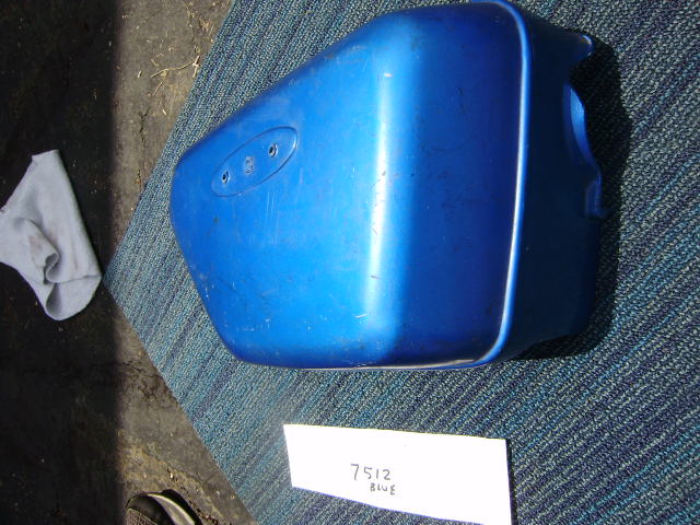 Honda CD175K3 right blue sidecover sku 7512