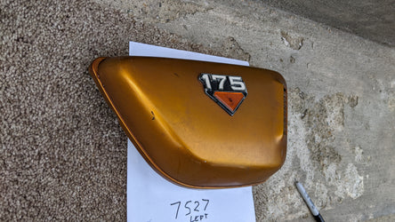 1972 Honda CB175 Super Sport RIGHT SIDE COVER PANEL sku 7527