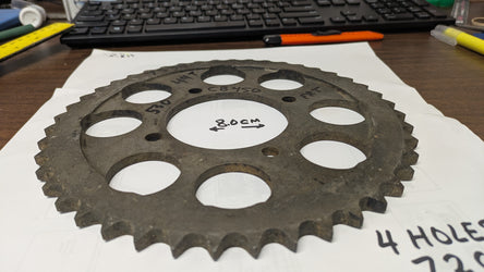 Rear Sprocket Honda 1970-1974 Honda CB450  530 chain 44T 4 Bolt sku 7534