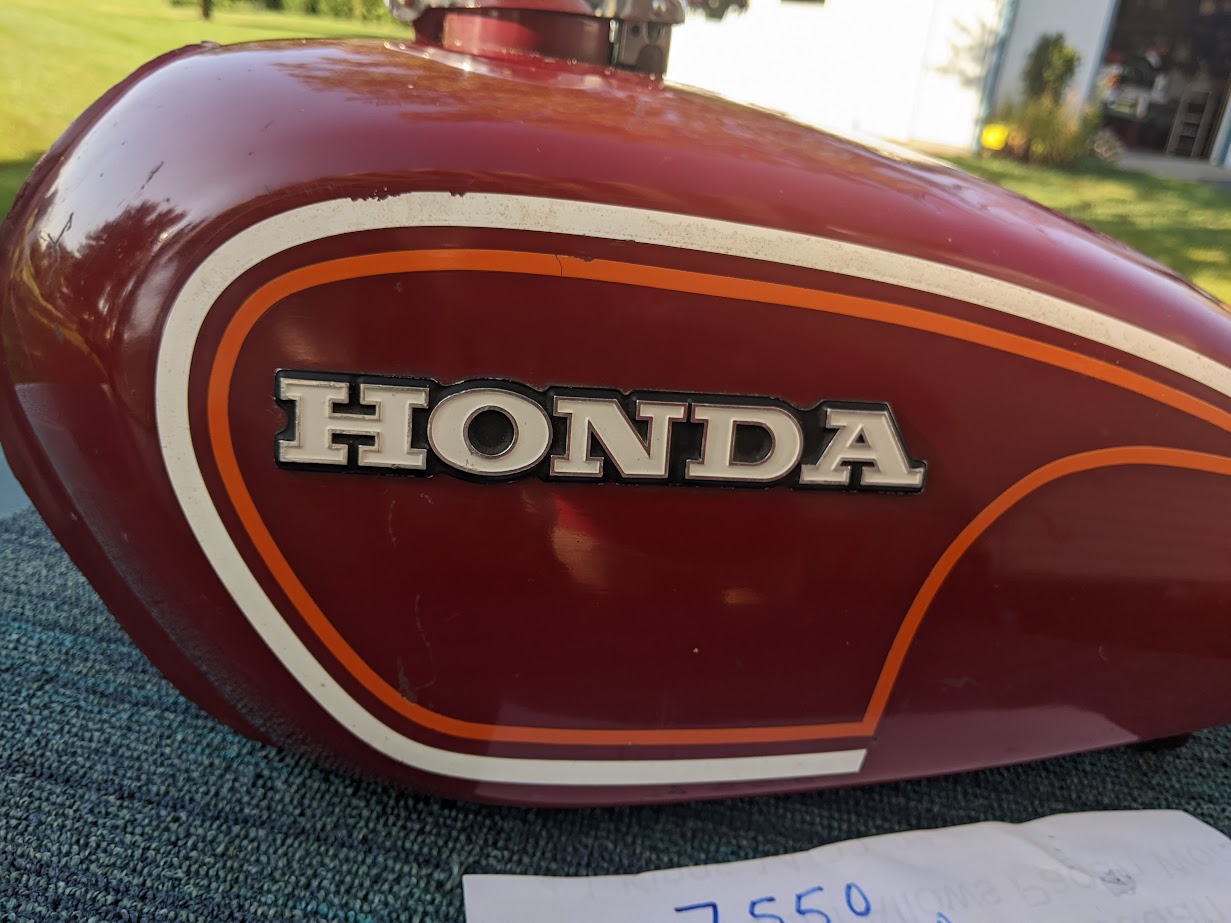 Sold Ebay 09152023Honda CL350 1972-1973 Magna Red Gas tank sku 7550