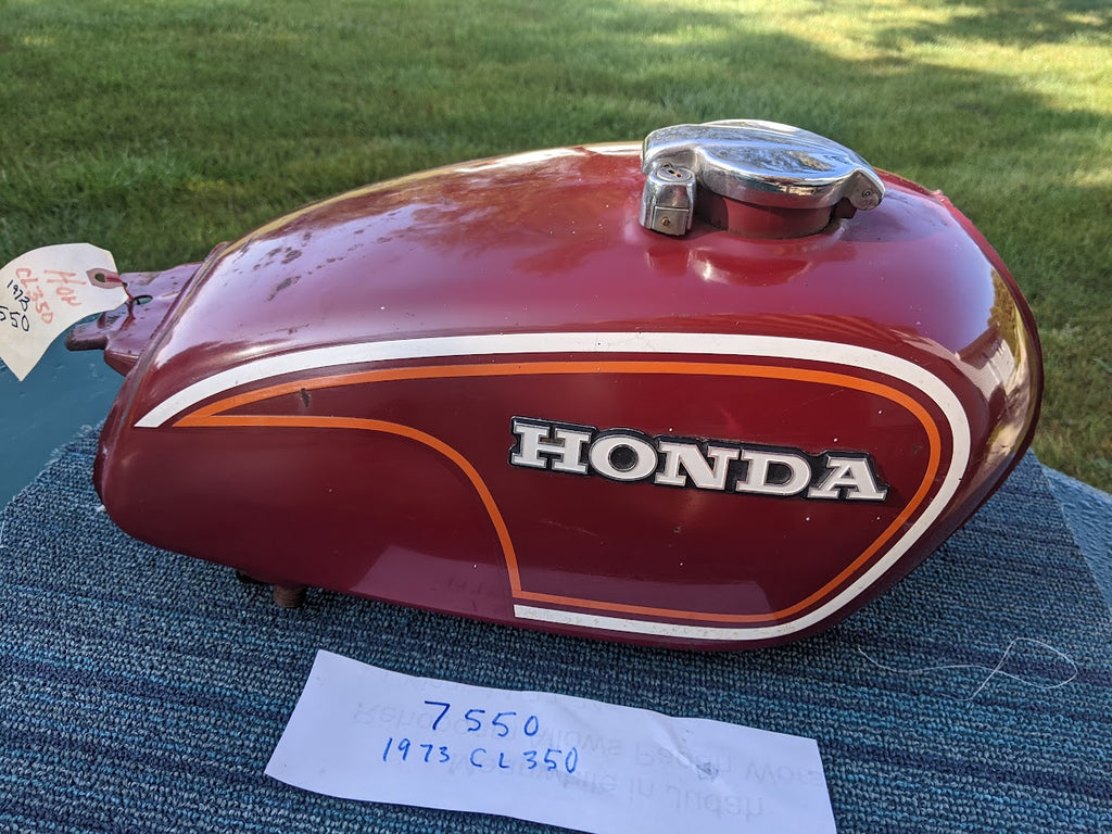 Sold Ebay 09152023Honda CL350 1972-1973 Magna Red Gas tank sku 7550 ...