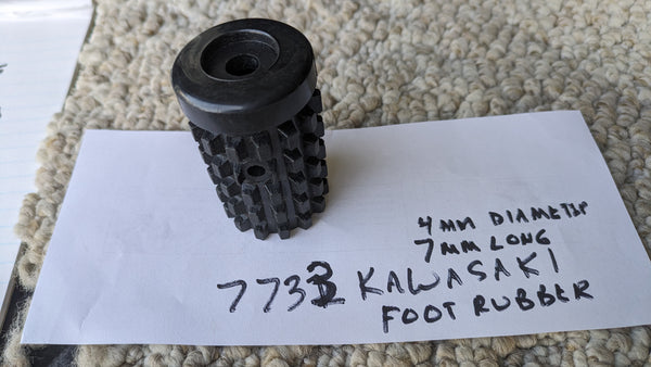 Kawasaki 92076-023 Footrest Foot Rest Peg Step Rubber NOS NEW F5 F6 F7 my  sku 7733