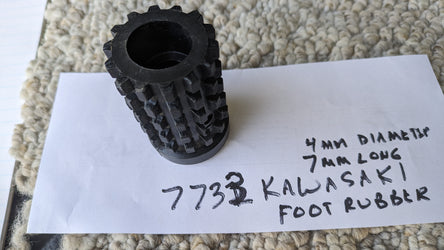 Kawasaki 92076-023 Footrest Foot Rest Peg Step Rubber NOS NEW F5 F6 F7 my  sku 7733