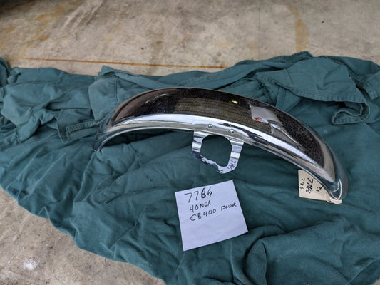 Honda 1975  CB400F Four  CB400 Super Sport Front Fender 1975  OEM Front Fender sku 7766