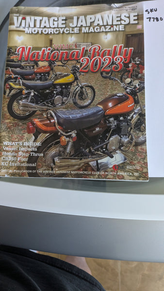 VJMC Magazine Kawasaki Z1 on cover  August 2023 my sku 7780 Free Shipping to lower 48 states