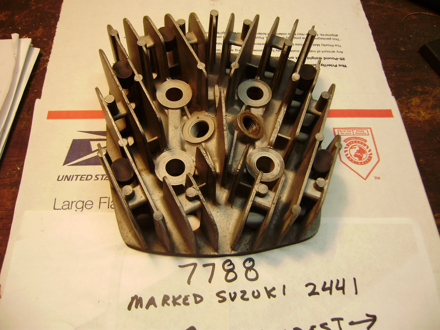 Suzuki TS125 TC125 Engine Cylinder Head my sku 7798