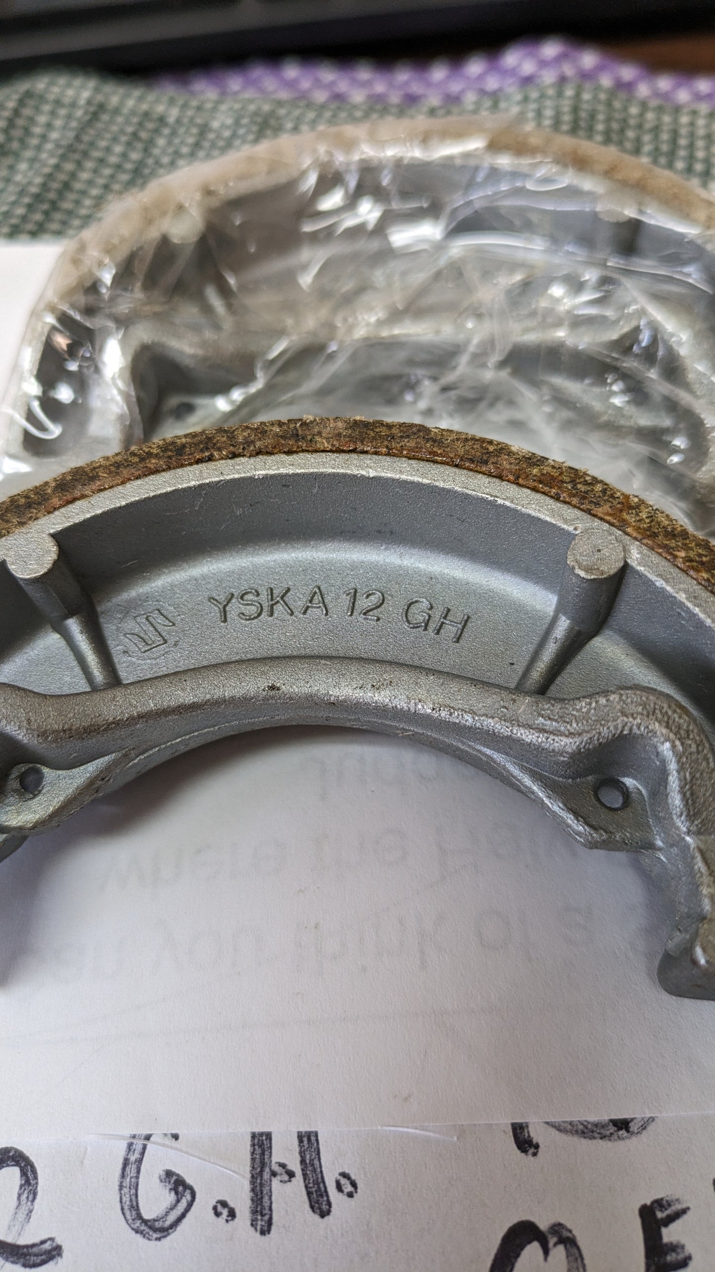 Suzuki TS125 Suzuki Branded Brake Shoes sku 7799