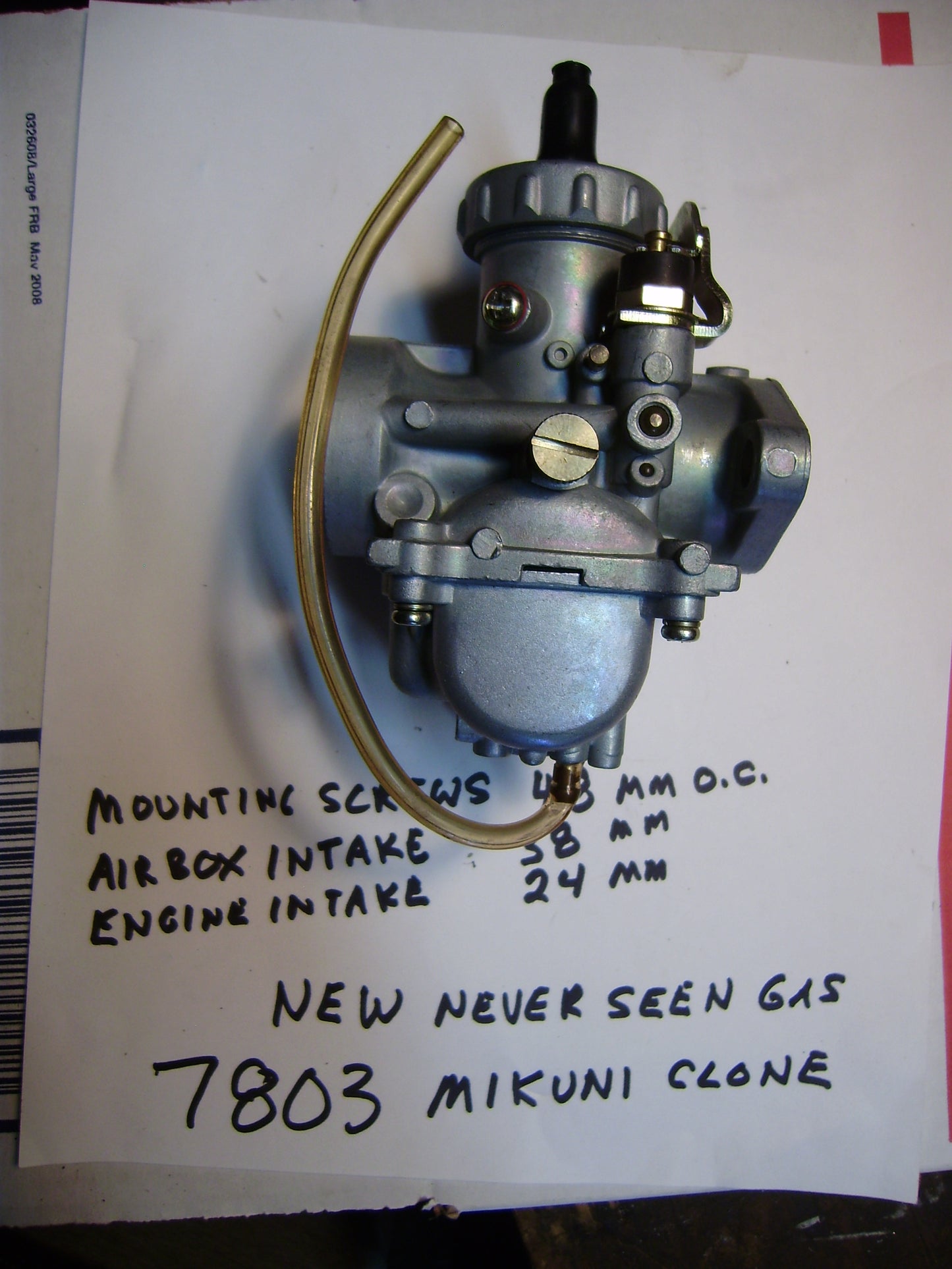 Suzuki TS 125 TC125 Aftermarket Carburetor my sku 7802