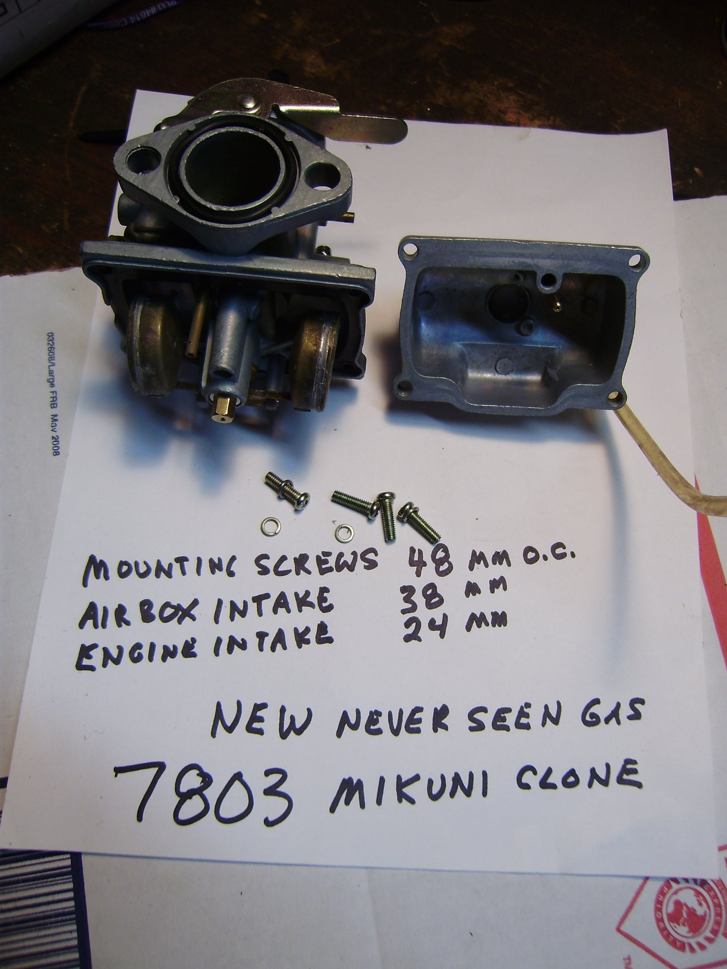 Suzuki TS 125 TC125 Aftermarket Carburetor my sku 7802