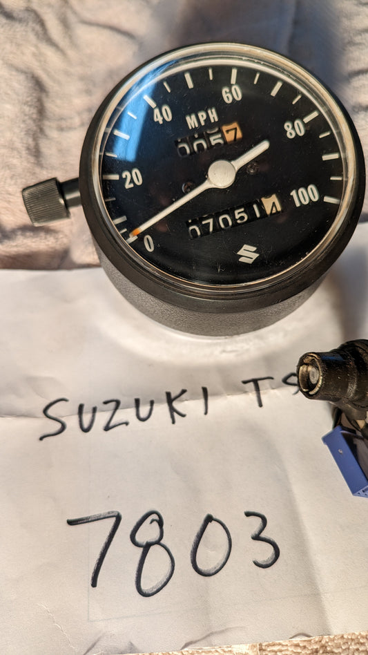 Suzuki TS125 1971-1974 OEM Speedometer  sku 7803