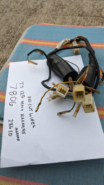 Suzuki TS125 TC125 wiring harness complete sku 7806
