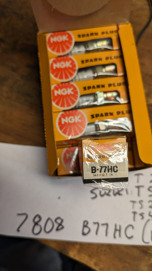 Suzuki NGK B77HC Spark Plugs For Classic Suzukis  sku 7808