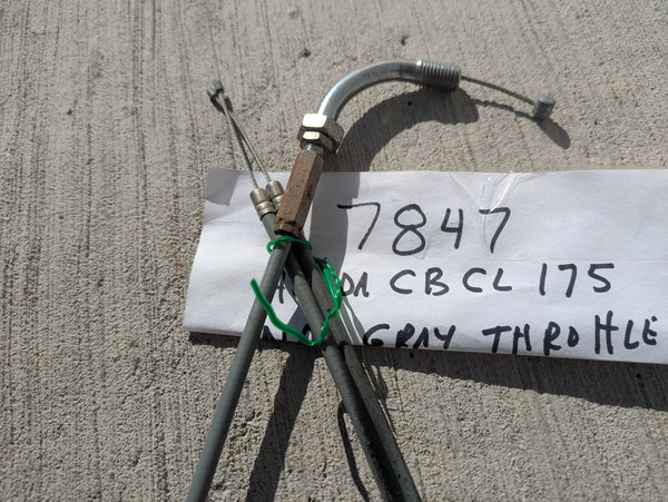 Honda CB CL175 Throttle Cable OEM Gray sku 7847