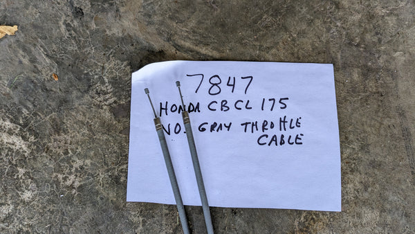 Honda CB CL175 Throttle Cable OEM Gray sku 7847