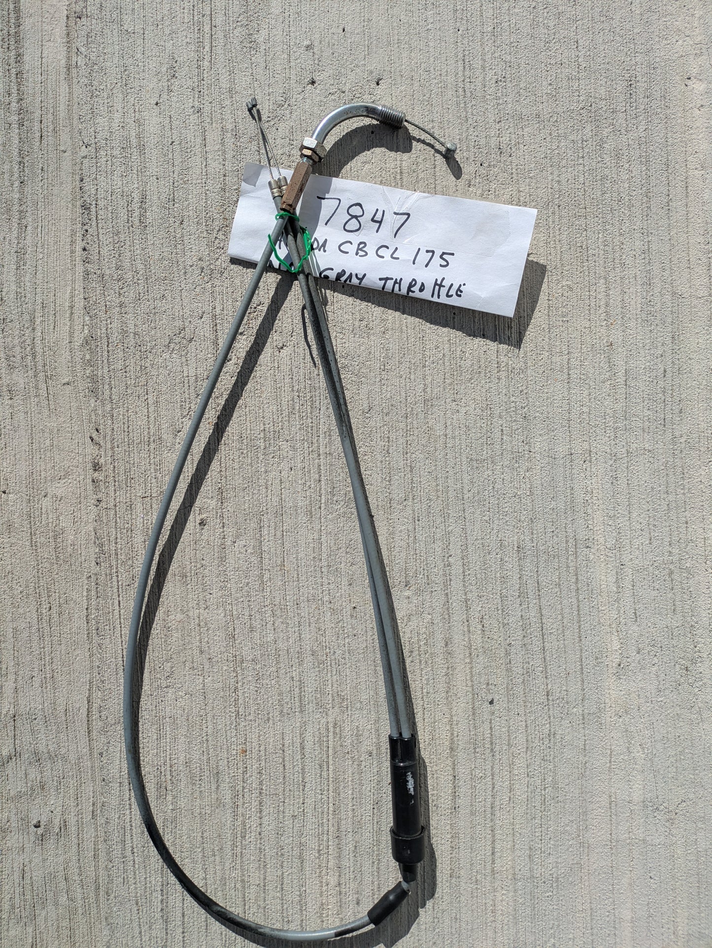 Honda CB CL175 Throttle Cable OEM Gray sku 7847