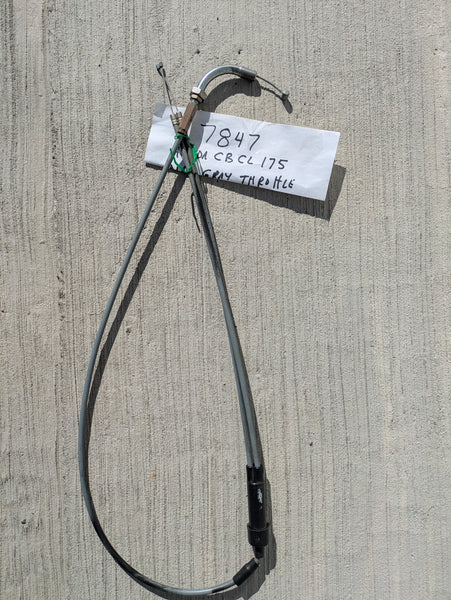 Honda CB CL175 Throttle Cable OEM Gray sku 7847