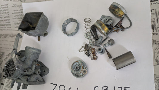 Honda CB175 Left Carburetor Parts only sku 7861