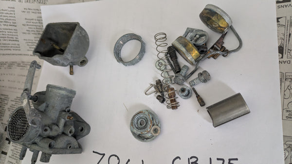 Honda CB175 Left Carburetor Parts only sku 7861
