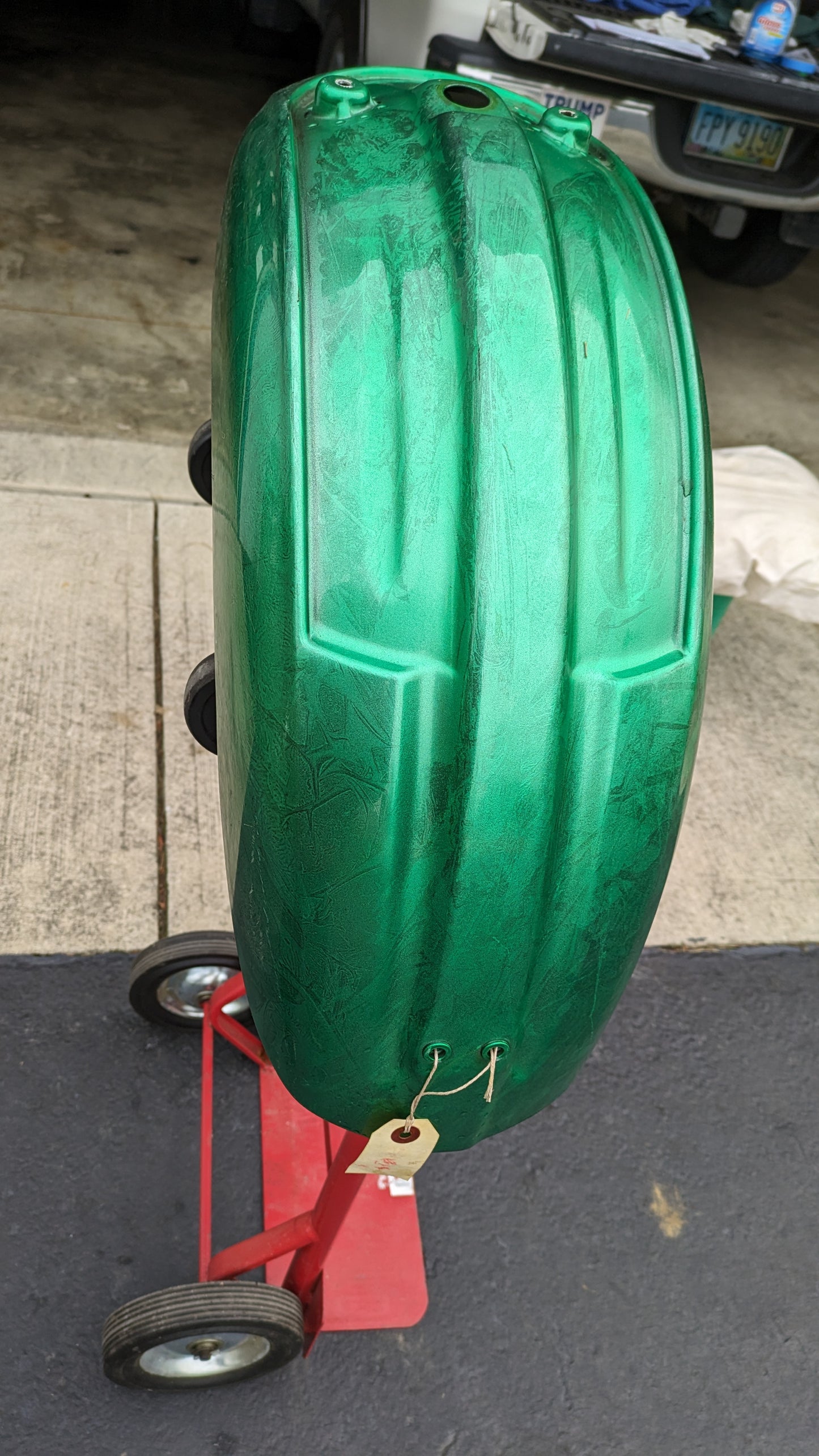 BMW R1200C OEM NOS Green  Rear Fender my sku 7898